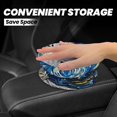 thumbnail image 4 of Easygdp Vintage Starry Sky Shark Car Trash Can Garbage Car Accessories Trash Can Car Waste Bin for for Driver and Passenger Any Vehicle, 4 of 7