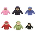 thumbnail image 4 of URMAGIC Toddler Little Boy Girl Winter Hooded Coat Fleece Lined Down Jacket for 2-6T Kids, 4 of 4