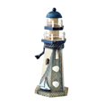 thumbnail image 2 of Faro de madera con temática de playa, adorno creativo para decoración del hogar, escultura de faro Velero, 2 of 9