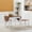 Brown + Pine, variant on 55 Solid Wood Kitchen Table with Drop Leaf for Small Spaces, Folding Dining Table for Dining Nook, Brown Pine