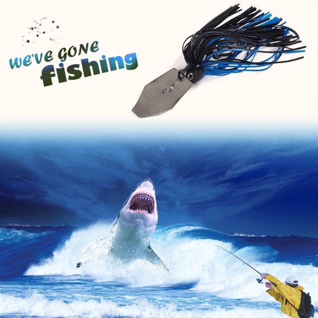6x Wobbler Chatterbait Blade Bait con falda Buzzbait Señuelos de pesca (un conjunto) Ndcxsfigh Nuevos Originales