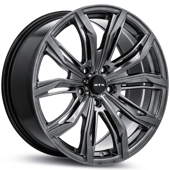 18x8 RTX Black Widow Hyper Black Wheel 5x4.5 (42mm)