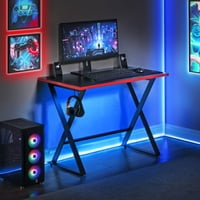 Gamer Gear Jr. Gaming Desk with LED Lighting only