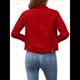 thumbnail image 3 of Chaquetas Vaqueras para Mujer, Básicas, de Larga, con Botones, Estilo Corto, A Rojo L, 3 of 7