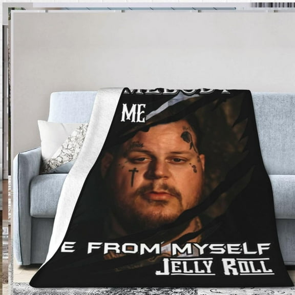 Jellys Music Rolls Blanket Flannel Fleece Blanket Ultra Soft Lightweight Throw Blanket for Bed Couch Living Room 80"x60"