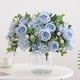 thumbnail image 3 of Hojas Peludas De La Planta Lu Lian Ramo de rosas artificiales de seda,realista,de tela y plástico,para decoración de bodas y hogar (1 pieza) Rkxzt, 3 of 8