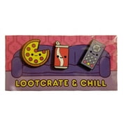 Loot Crate and Chill Pin Set Kawaii Pin Set Lootcrate Exclusive