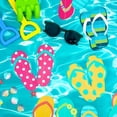 thumbnail image 4 of Pancarta colgante con forma de boao, diseño de chanclas, 16 m, fiesta hawaiana, 4 of 6