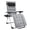 Gray, variant on Zero Gravity Reclining Lounge Chair with Cushion & Cup Holder - Black