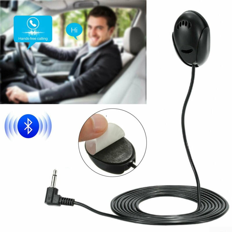 3.5mm Plug Car Radio Stereo Microphone 