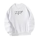 thumbnail image 5 of Sudadera de cuello redondo para mujer, suéteres de cuello redondo de ajuste relajado de invierno para desplazarse XL, 5 of 7