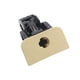 thumbnail image 4 of Manija de pestillo de la tapa de la cubierta de la guantera automotriz 6Q0 857 131 D Suministros interiores Beige Con Agujero kusrkot Manija de la tapa de bloqueo, 4 of 8