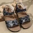 thumbnail image 5 of TAIAOJING Toddler Summer Girls Large Sized Casual Sandals With Colorful Prints Comfortable Sandals For Outdoor Use Beach Shoes. Cozy 9-9.5Y, 5 of 9