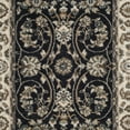 thumbnail image 6 of SAFAVIEH Lyndhurst Janel Traditional Bordered Runner Rug, Anthracite/Cream, 2'3" x 12', 6 of 7