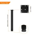 thumbnail image 2 of 16 Inch Furniture Leg, Adjustable Table Legs, Metal Cabinet Legs Extension for Table, Sofa,Set of 4, 2 of 7