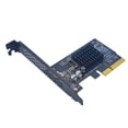 thumbnail image 3 of Tarjeta de expansion USB3.2 GEN2x2 20Gbps Tipo E CUTICAT PCI-E 4x Adaptador Componentes Asm3242 Chipset Tarjeta vertical profesional para computadora, 3 of 8