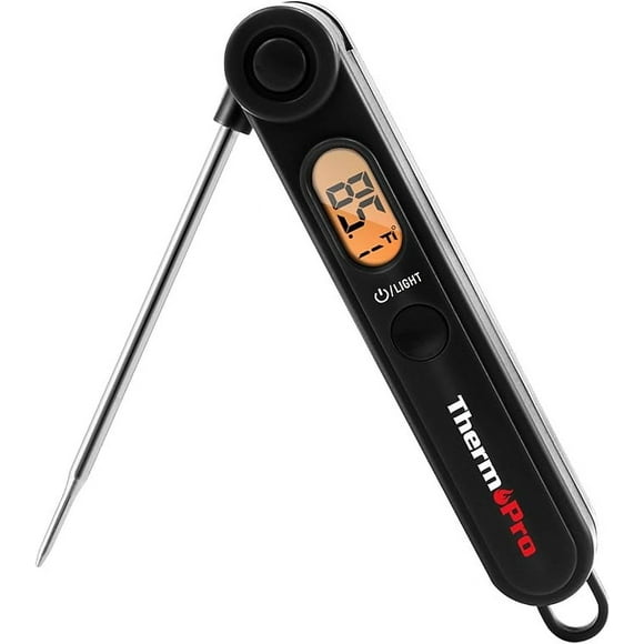 ThermoPro Digital Meat Thermometer for Cooking Instant Read Food Thermometer with Probe and Backlight for Oil Deep Fry Smoker BBQ Grill Kitchen Candy