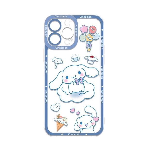 Sanrio-funda protectora para teléfono móvil, carcasa de Hello Kitty con diseño de dibujos animados, compatible con IPhone, Kuromi Cinnamoroll, My Melody, Purin, Airbag, regalo gym unisex