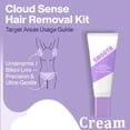 thumbnail image 5 of Hair Removal Cream Kit for Women, Gentle Painless Depilatory Cream and Mousse Set with Spatula, for Legs Arms Bikini, 5 of 7