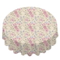 thumbnail image 2 of Pioneer Flower Floral Print Pattern Round Tablecloth 60 X 60 Inch, Wrinkle Resistant Wipeable Table Cloth for Kitchen Dining Picnic Patio Party, 2 of 6