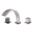 thumbnail image 3 of ALFI brand AB1326-BN Brushed Nickel Modern Widespread Bathroom Faucet, 3 of 7