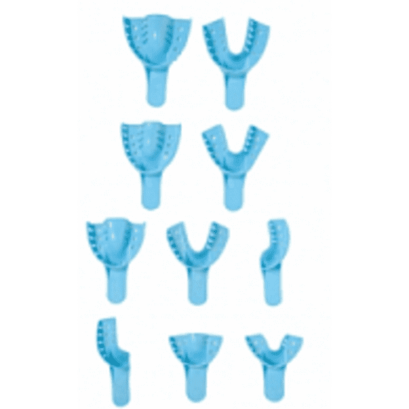 House Brand IMLL2 Impression Trays Perforated 12/Pk #2 LG-LOW