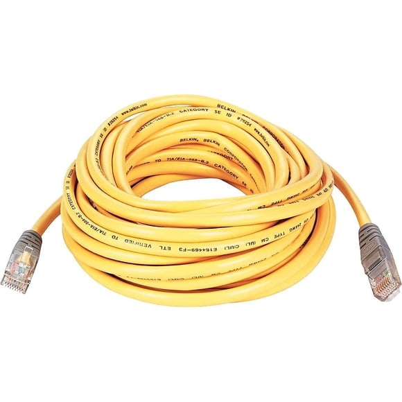 Cable de Red Belkin CAT5e Crossover 7,5 m Amarillo