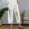 thumbnail image 2 of Pantalones capris Medlor Boho 2025 con estampado de verano para mujer, 2 of 5