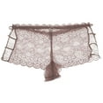 thumbnail image 5 of Delta Burke Women's Sexy Lace Hipster Boyshort Panties 3 Pack - Pink, Mauve, & Navy Blue - Large 7, 5 of 6