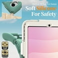 thumbnail image 4 of Funda para Samsung Galaxy Tab Tab S11 (11 pulgadas) 2025 SM-X730/SM-X736B, funda protectora a prueba de golpes para niños con soporte para lápices, correa de mano giratoria 360 y soporte, correa de, 4 of 9