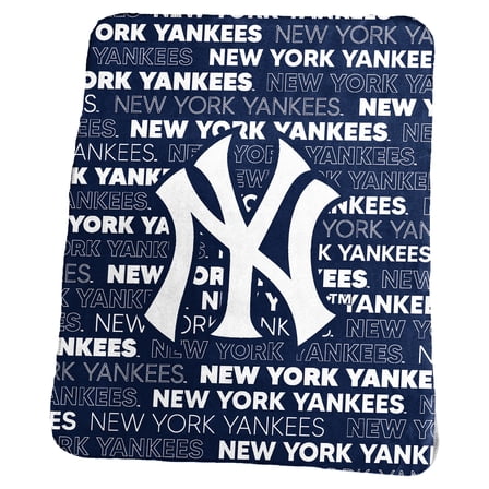 Logo Brands New York Yankees 50" x 60" Classic Fleece Throw Blanket