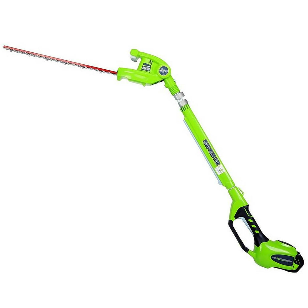 Greenworks 20Inch 40V Cordless Pole Hedge Trimmer, 2.0 AH Battery Included 22272