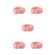thumbnail image 3 of Bandas para El cabello Minnieouse Banda elástica para El sudor de cara Diadema de vellón de Coral Rosa claro 5piezas, 3 of 5