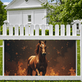 thumbnail image 4 of Vibrant Horse Themed Backdrop Banner with Fireworks and Flames Element Party Decorations Photography Props Background for Celebrations Events and Gatherings, 4 of 7