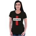 thumbnail image 3 of He Made Me Christian Jesus Christ Womens Slim Fit Graphic Tee Brisco Brands S, 3 of 5