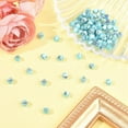 thumbnail image 4 of Crystal Beads Czech Crystal Bicone 2x 4mm(451 69 302 Rondelle) 63030 20000 Turquoise AB, 4 of 4