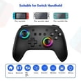 thumbnail image 2 of SW-01146-B For Nintendo Switch Pro Wireless Game Controller for Switch Pro Back Button Wake Function, 2 of 5