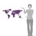 thumbnail image 2 of World Map Wall Art Earth Atlas Decal Sticker, 2 of 4