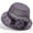 Purple, variant on AirLoni Church Hats For Women Solid Printed Elegant UV Sun Protection Casual Hat For Beach Wedding Festival Barbecue Church Bridal Events Fascinators Hats Grey,One Size