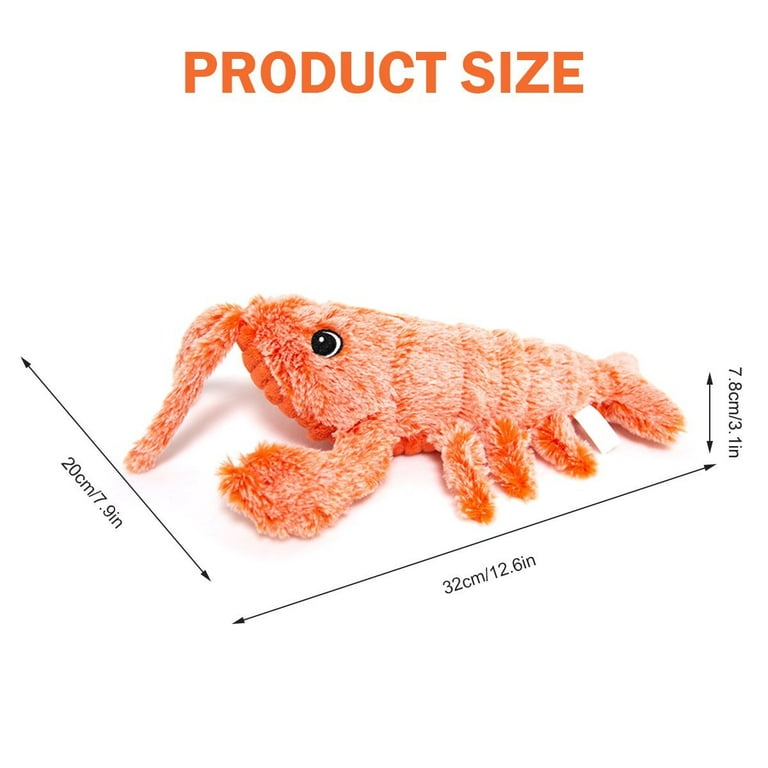 Pet Toy Simulation Fish For Dog Cat Toy USB Electric Charging Bouncing Fish  Dancing Jumping Moving Electronic Plush Cloth Fish