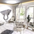 thumbnail image 2 of Heavy Duty Swing Hanger Kit - 1600lbs Capacity Hammock Ceiling Hook with 360° Swivel, All - in - One Hardware Set for Wood/Concrete Mounting, Ideal for Yoga Rope, Aerial Hoop & Punching Bag, 2 of 7