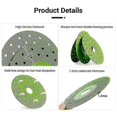thumbnail image 2 of 3pcs 115mm Vacuum Brazed Ultra-thin Multi-pore Flat Abrasive Sheet Disc For Porcelain Ceramic Tile Diamond Saw Blade--green, 2 of 3