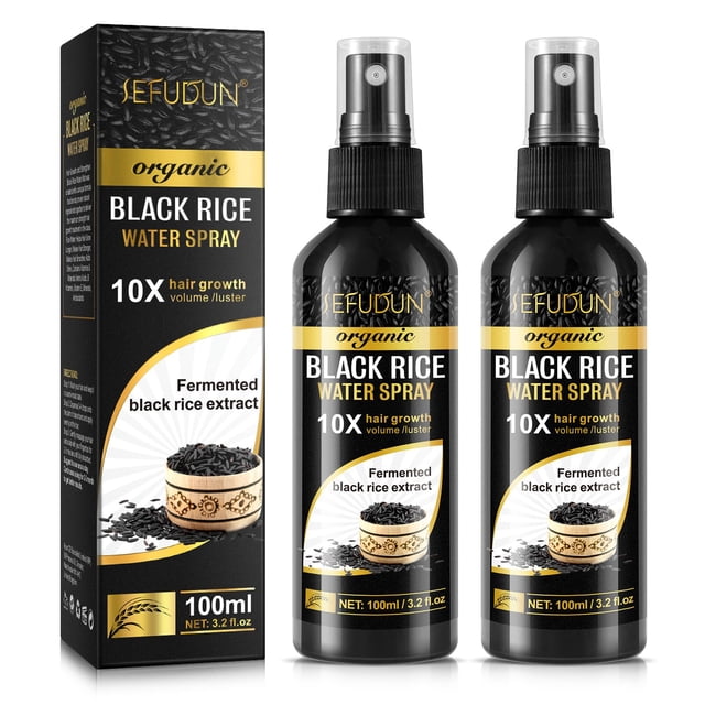 Spray para el crecimiento del cabello Vedora Organic Black Rice 200 ml (2 unidades)