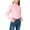 Pink, variant on ZQUUVOU Kids Thermal Underwera Tops Mock Neck Long Sleeve Shirts Thick Velvet Warm Base Layer Comfortable Pullover Pink