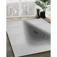 thumbnail image 2 of Ahgly Company Indoor Round Patterned Gunmetal Gray Area Rugs, 4' Round, 2 of 6