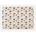 thumbnail image 1 of Hen and Chicks Bath Mat, Farm Themed Continuous Pattern with Cartoon Domestic Birds and, Plush Bathroom Decor Mat with Non Slip Backing, 29.5" X 17.5", Multicolor, by Ambesonne, 1 of 2