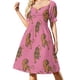 thumbnail image 3 of Vestido de manga corta DNA, estilo coreano, para fiesta de graduación, verano 2025, para mujer, 2025, 3 of 7