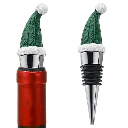 

Red Wine Stopper Christmas Party Decoration Red Stopper Red Preservation Stopper Christmas Hat Resin Alloy Christmas Gift