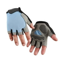 MEZZALL Kids Outdoor Sports Exercise Cycling Gloves Half Finger Through Open Finger Gloves Sports (4Y 12Y) Soft Toddler Mittens