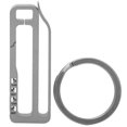 thumbnail image 1 of Llavero portátil para exteriores de aleación de titanio, llavero de cintura para llave de coche, gancho de seguridad para acampar, 1 of 13